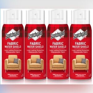 ScotchGuard 3M Fabric Water Shield 4 Cans New
